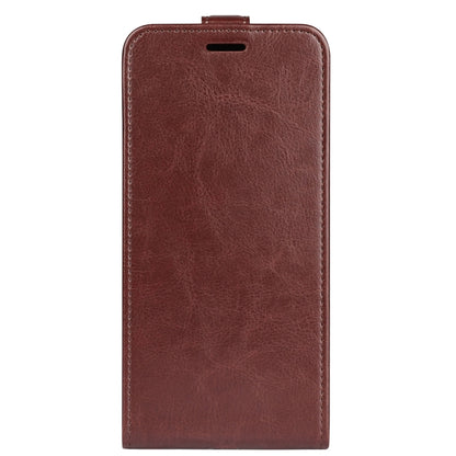 For Xiaomi 14 R64 Texture Single Vertical Flip Leather Phone Case(Brown) - 14 Cases by buy2fix | Online Shopping UK | buy2fix