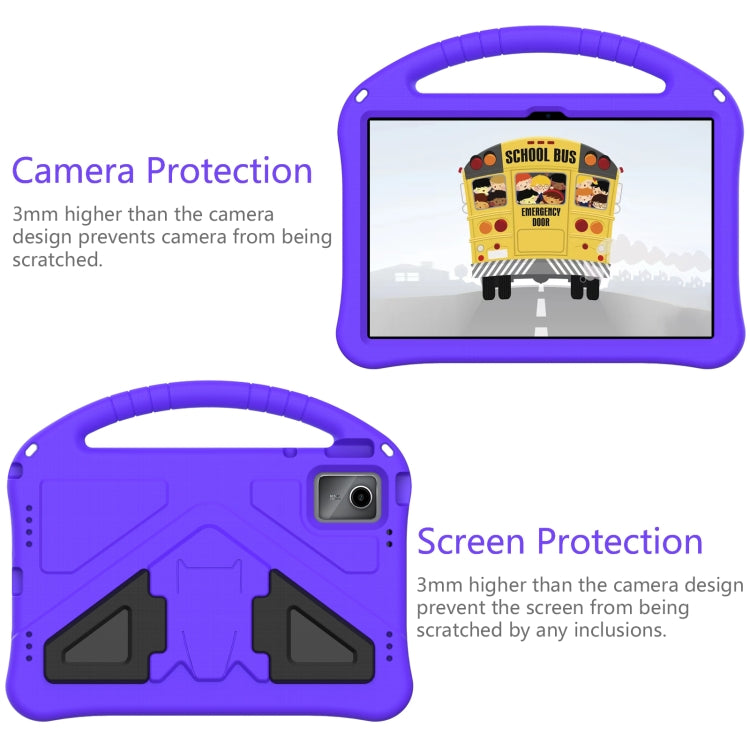 For Lenovo Tab M11 /Xiaoxin Pad 11 2024 EVA Shockproof Tablet Case with Holder(Purple) - Lenovo by buy2fix | Online Shopping UK | buy2fix