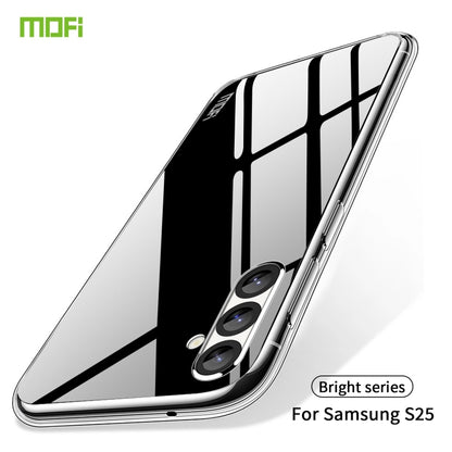 For Samsung Galaxy S25 5G MOFI Ming Series Ultra-thin TPU Phone Case(Transparent) - Galaxy S25 5G Cases by MOFI | Online Shopping UK | buy2fix