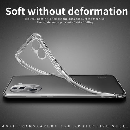 For OPPO Reno11 China MOFI Ming Series Ultra-thin TPU Phone Case(Transparent) - Reno11 Cases by MOFI | Online Shopping UK | buy2fix