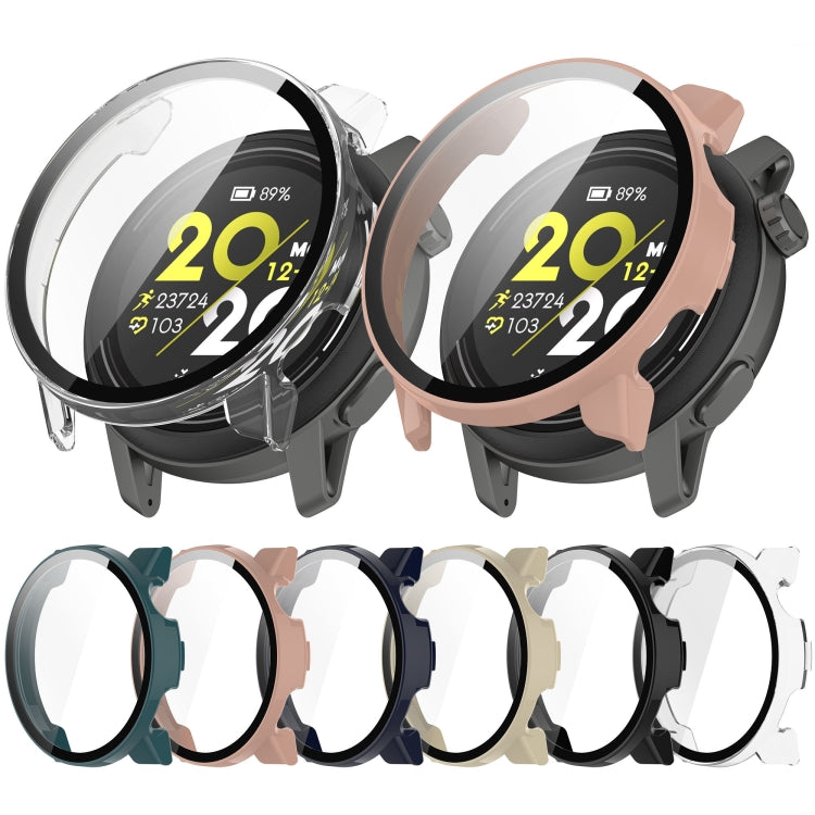 For COROS Pace 3 Shell + Tempered Film Integrated Watch Protective Case(Transparent) - Watch Case by buy2fix | Online Shopping UK | buy2fix