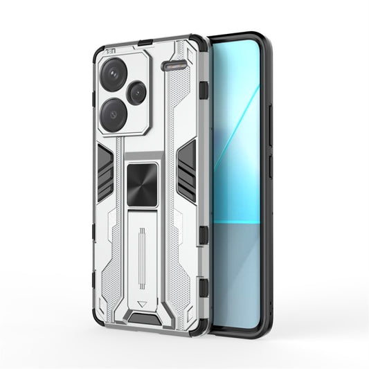 For Redmi Note 13 Pro+ Supersonic Armor PC Hybrid TPU Phone Case(Silver) - Note 13 Pro+ Cases by buy2fix | Online Shopping UK | buy2fix