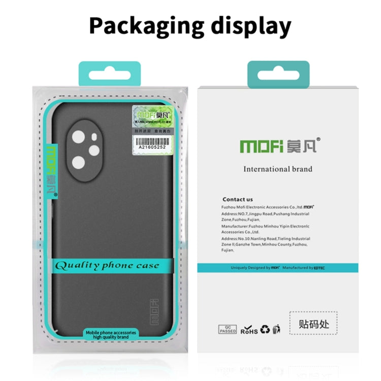 For Honor Magic6 RSR MOFI Fandun Series Frosted PC Ultra-thin All-inclusive Phone Case(Gray) - Honor Cases by MOFI | Online Shopping UK | buy2fix