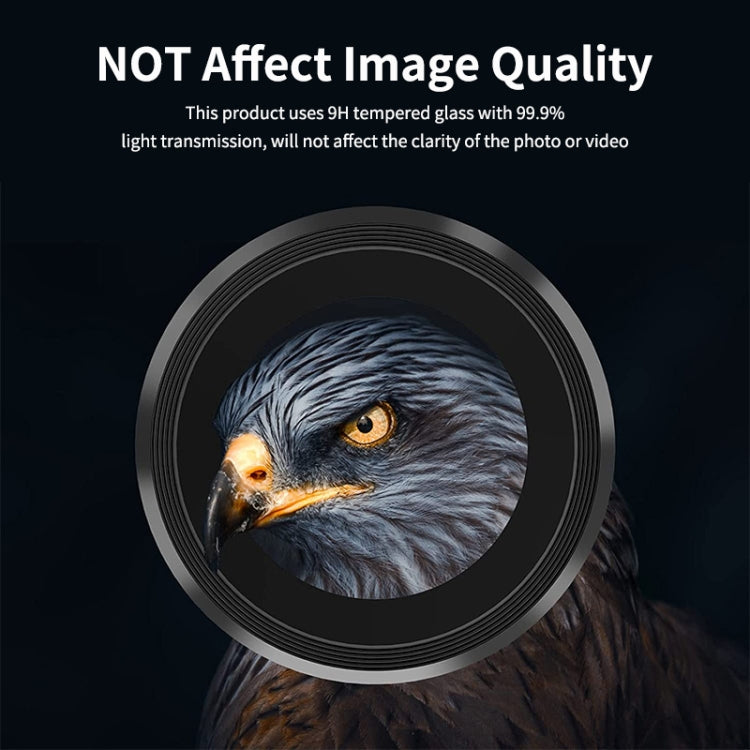 For Samsung Galaxy S24 5G ENKAY Hat-Prince 9H Rear Camera Lens Aluminium Alloy Tempered Glass Film(Grey) - Galaxy S24 5G Tempered Glass by ENKAY | Online Shopping UK | buy2fix