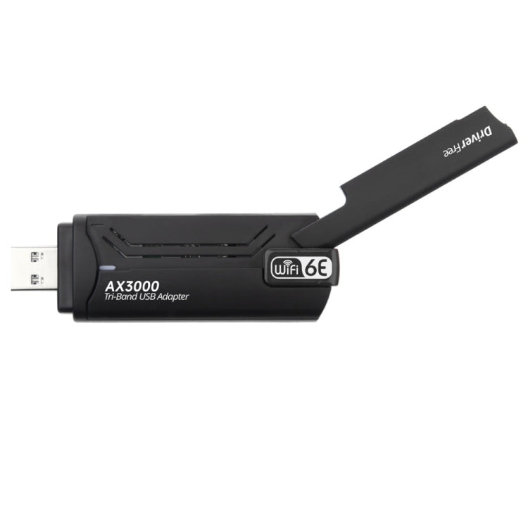 WD-AX3000 For Desktop PC WiFi Receiver USB 3.0 WiFi6 Driver Free Wireless Network Card(Black) - USB Network Adapter by buy2fix | Online Shopping UK | buy2fix