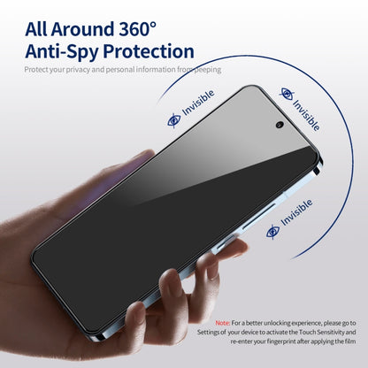 For Samsung Galaxy A35 / A55 2pcs ENKAY Hat-Prince 360 Degree Anti-peeping Privacy Full Screen Tempered Glass Film - Galaxy Tempered Glass by ENKAY | Online Shopping UK | buy2fix