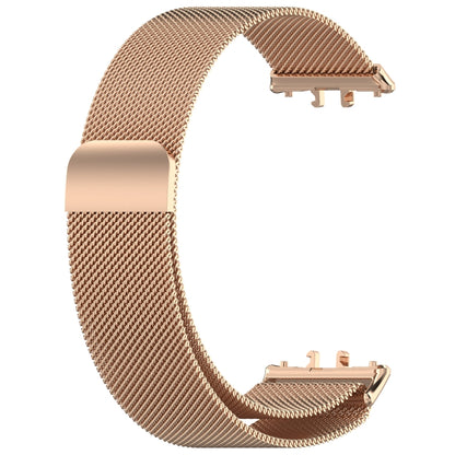 For Samsung Galaxy Fit 3 Milanese Metal Steel Mesh Watch Band(Rose Gold) - Watch Bands by buy2fix | Online Shopping UK | buy2fix