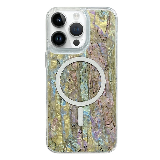 For iPhone 13 Pro Shell Texture Multicolor MagSafe TPU Phone Case(Olive Colour) - iPhone 13 Pro Cases by buy2fix | Online Shopping UK | buy2fix