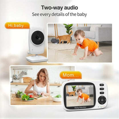 MC632A 2 Way Voice Talk Temperature Monitoring Baby Camera 3.2 inch Screen Baby Monitor(AU Plug) - Baby Monitor by buy2fix | Online Shopping UK | buy2fix