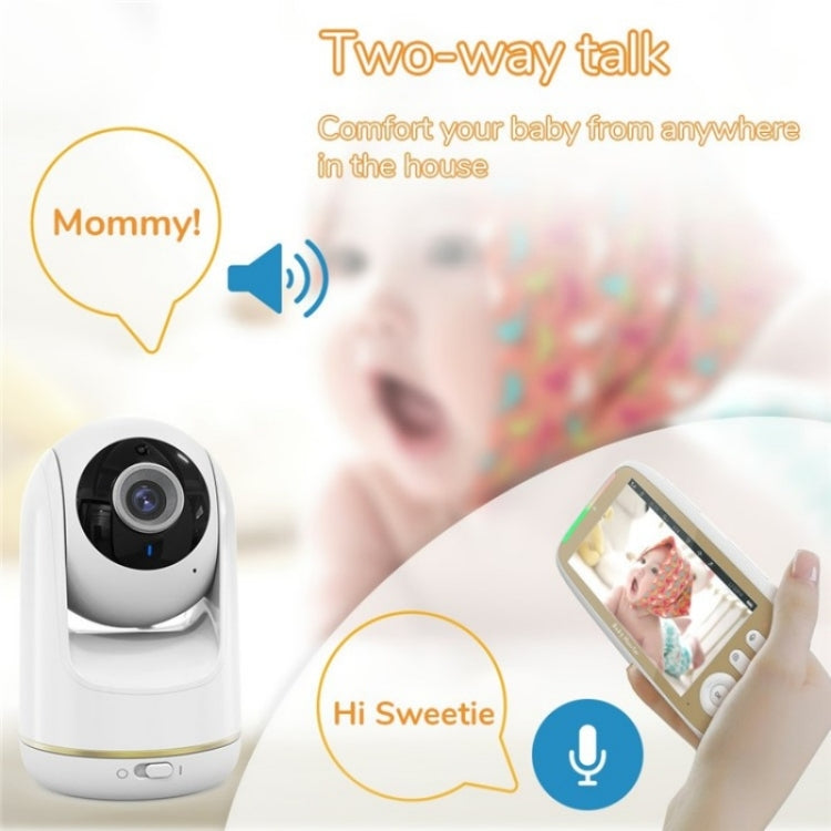 VB803 Built-in Lullabies PTZ Rotation HD Baby Security Camera 5-inch Baby Monitor(AU Plug) - Baby Monitor by buy2fix | Online Shopping UK | buy2fix