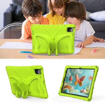 For iPad Pro 11 2024 Butterfly Bracket EVA Shockproof Tablet Case(Grass Green) - iPad Pro 11 2024 Cases by buy2fix | Online Shopping UK | buy2fix