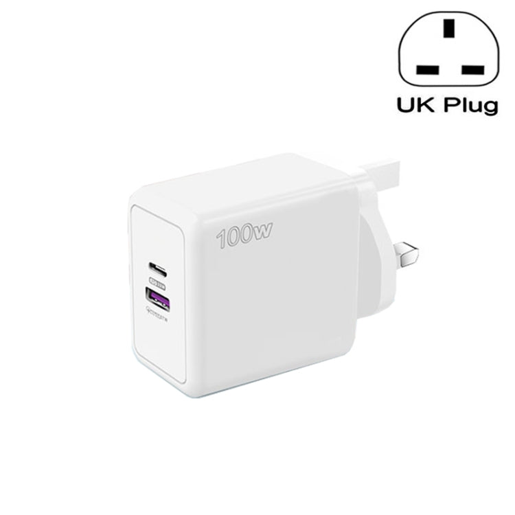 USB 67W / PD 33W Super fast Charging Full Protocol Mobile Phone Charger, UK Plug(White) - USB Charger by buy2fix | Online Shopping UK | buy2fix