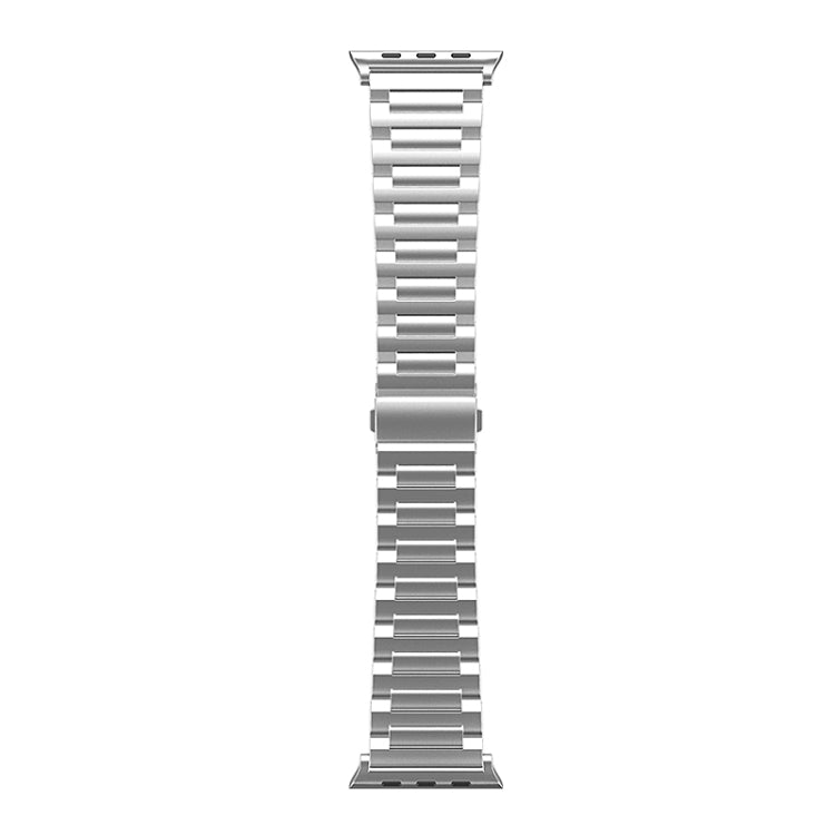 For Apple Watch SE 2022 44mm I-Shaped Titanium Watch Band(Sliver) - Watch Bands by buy2fix | Online Shopping UK | buy2fix