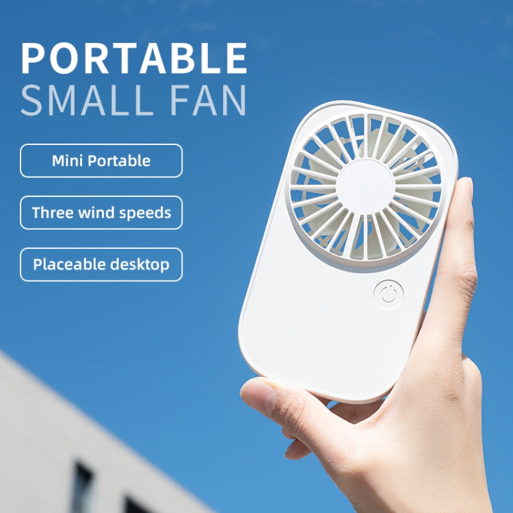 F11 Portable Rechargeable Hanging Neck Fan Cooling Handheld Fan 3 Speeds Desk Fan(Black) - Electric Fans by buy2fix | Online Shopping UK | buy2fix