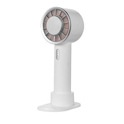 WX-633 Summer Handheld Fan 3 Speeds Semiconductor Cold Compress Desk Fan(White) - Electric Fans by buy2fix | Online Shopping UK | buy2fix