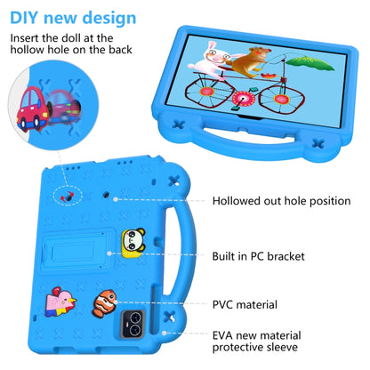 For Walmart ONN 10.1 Gen4 2024 Handle Kickstand Children EVA Shockproof Tablet Case(Sky Blue) - Others by buy2fix | Online Shopping UK | buy2fix