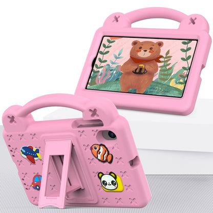 For Walmart Onn 7.0 Gen4 2024 Handle Kickstand Children EVA Shockproof Tablet Case(Pink) - Others by buy2fix | Online Shopping UK | buy2fix