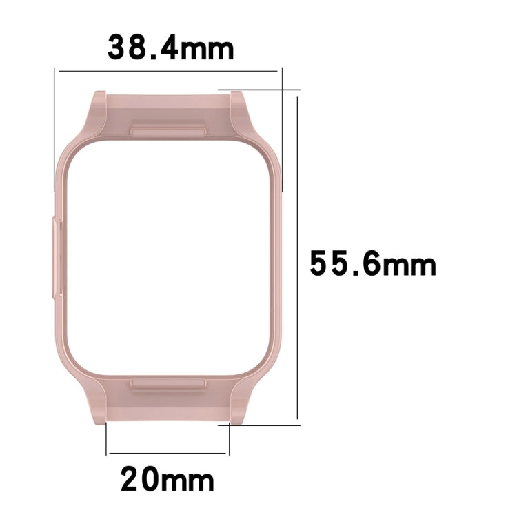 For Redmi Watch 2 Half Pack PC Watch Protective Case(Pink) - Watch Cases by buy2fix | Online Shopping UK | buy2fix