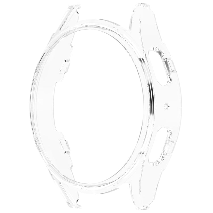 For Sansung Galaxy Watch 7 40mm Half Pack Hollow PC Watch Protective Case(Transparent White) - Watch Cases by buy2fix | Online Shopping UK | buy2fix