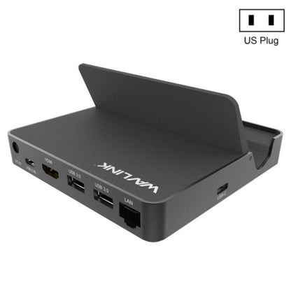 WAVLINK UHP3D01G Gigabit Ethernet USB 3.0 Multi-Function HUB 4K HD Docking Station(US Plug) - USB 3.0 HUB by WAVLINK | Online Shopping UK | buy2fix