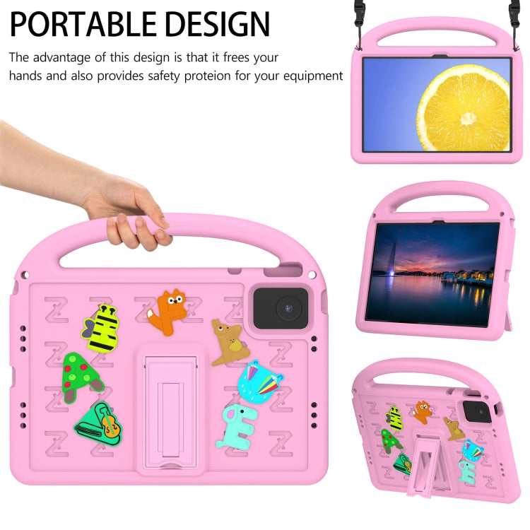 For Lenovo Tab M11 / Xiaoxin Pad 11 2024 Cartoon Sparrow EVA Shockproof Tablet Case(Pink) - Lenovo by buy2fix | Online Shopping UK | buy2fix