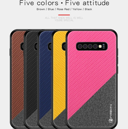 PINWUYO Honors Series Shockproof PC + TPU Protective Case for Galaxy S10 Plus(Red) - Galaxy Phone Cases by PINWUYO | Online Shopping UK | buy2fix