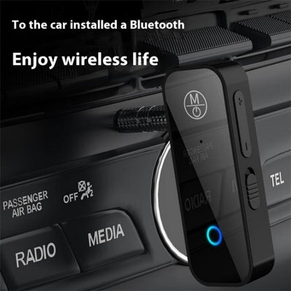 B28 2-In-1 Audio Adapter AUX Connector Bluetooth 5.1 Transmitter Receiver - Bluetooth Car Kits by buy2fix | Online Shopping UK | buy2fix