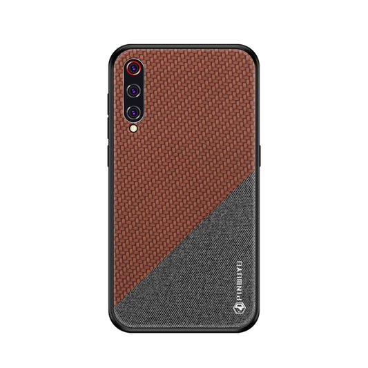 PINWUYO Honors Series Shockproof PC + TPU Protective Case for XIAOMI Mi 9(Brown) - Xiaomi Cases by PINWUYO | Online Shopping UK | buy2fix