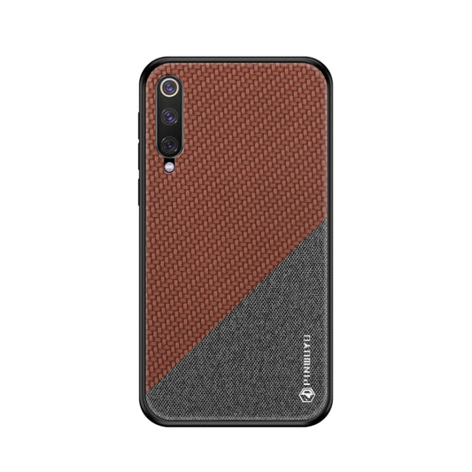 PINWUYO Honors Series Shockproof PC + TPU Protective Case for Xiaomi Mi 9 SE(Brown) - Xiaomi Cases by PINWUYO | Online Shopping UK | buy2fix