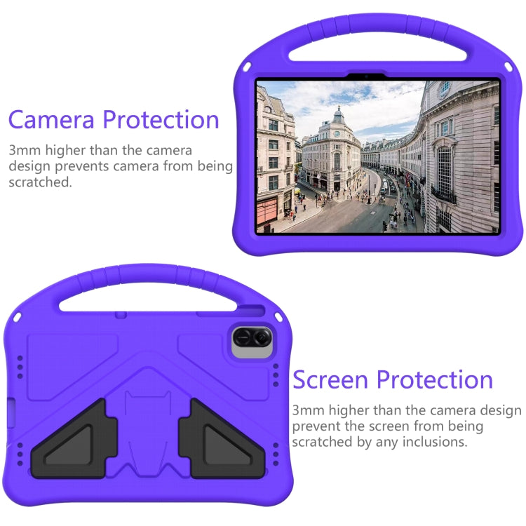 For Infinix XPad 11 inch 2024 EVA Shockproof Tablet Case with Holder(Purple) - Others by buy2fix | Online Shopping UK | buy2fix