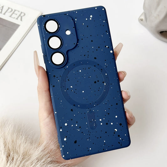 For Samsung Galaxy S25 5G Starry Sky TPU Shockproof MagSafe Phone Case(Dark Blue) - Galaxy S25 5G Cases by buy2fix | Online Shopping UK | buy2fix