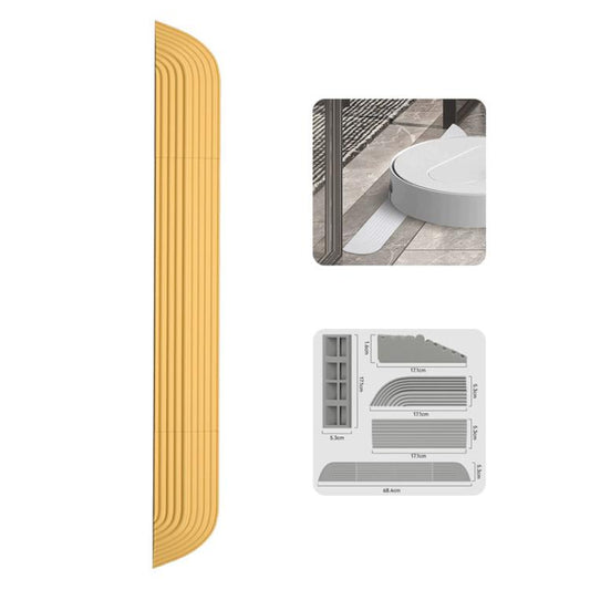 JUNSUNMAY For Ecovacs / iRobot / Mijia / Dreame Sweeping Robot Universal Silicone Threshold Bars Ramp Mat(Yellow) - Other Accessories by JUNSUNMAY | Online Shopping UK | buy2fix