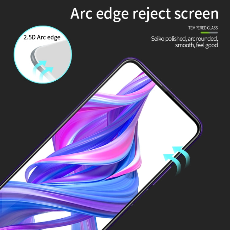 MOFI 9H 2.5D Full Screen Tempered Glass Film for Huawei Honor 9X / Honor 9X Pro(Black) -  by MOFI | Online Shopping UK | buy2fix