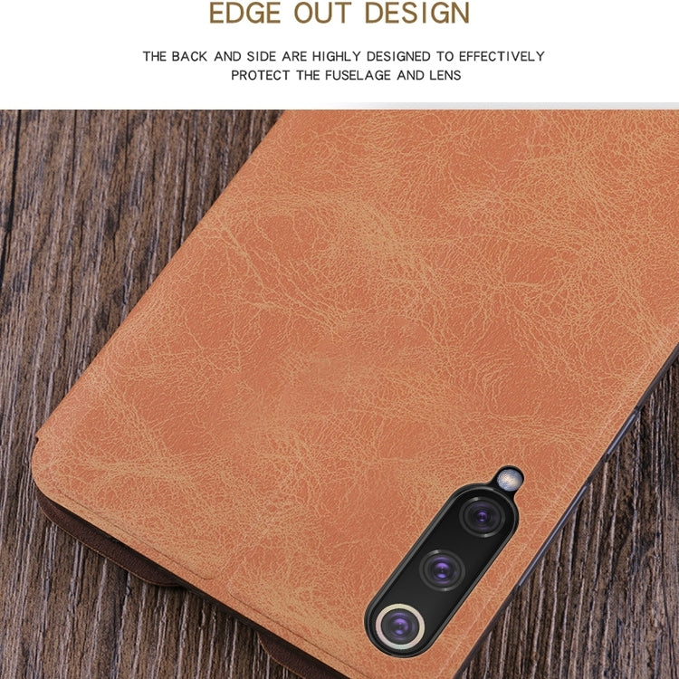 MOFI Crazy Horse Texture Horizontal Flip Protective Leather Case for Xiaomi Mi 9 SE(Brown) - Xiaomi Cases by MOFI | Online Shopping UK | buy2fix