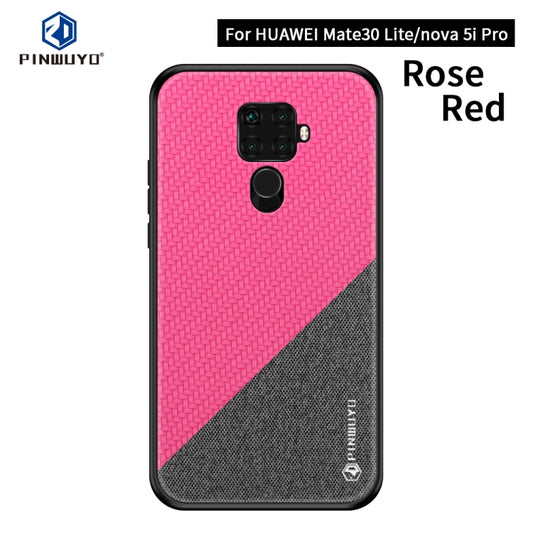 PINWUYO Honors Series Shockproof PC + TPU Protective Case for Huawei Nova 5i Pro / Mate 30 Lite(Red) - Huawei Cases by PINWUYO | Online Shopping UK | buy2fix