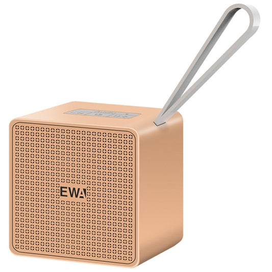 EWA A105 High Hidelity Bluetooth Speaker, Small Size High  Power Bass, TWS Bluetooth Technology Support TF(Gold) - Desktop Speaker by EWA | Online Shopping UK | buy2fix