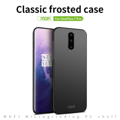 For Oneplus7 Pro MOFI Frosted PC Ultra-thin Hard Case(Black) - OnePlus Cases by MOFI | Online Shopping UK | buy2fix