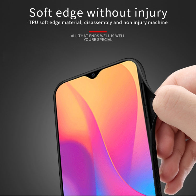 For Xiaomi RedMi 8A PINWUYO Rong Series  Shockproof PC + TPU+ Chemical Fiber Cloth Protective Cover(Black) - Xiaomi Cases by PINWUYO | Online Shopping UK | buy2fix