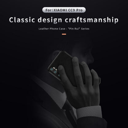 For Xiaomi Mi CC9 Pro / Note10 PINWUYO Pin Rui Series Classical PU Leather + PC + TPU Anti-fall All-inclusive Case (Black) - Xiaomi Cases by PINWUYO | Online Shopping UK | buy2fix