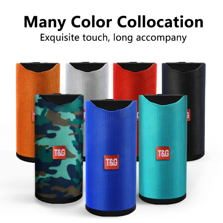 T&G TG113 Portable Bluetooth Speakers Waterproof Stereo Outdoor Loudspeaker MP3 Bass Sound Box with FM Radio(Blue) - Desktop Speaker by T&G | Online Shopping UK | buy2fix