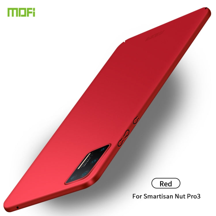 For Smartisan Nut Pro3 MOFI Frosted PC Ultra-thin Hard Case(Red) - More Brand by MOFI | Online Shopping UK | buy2fix