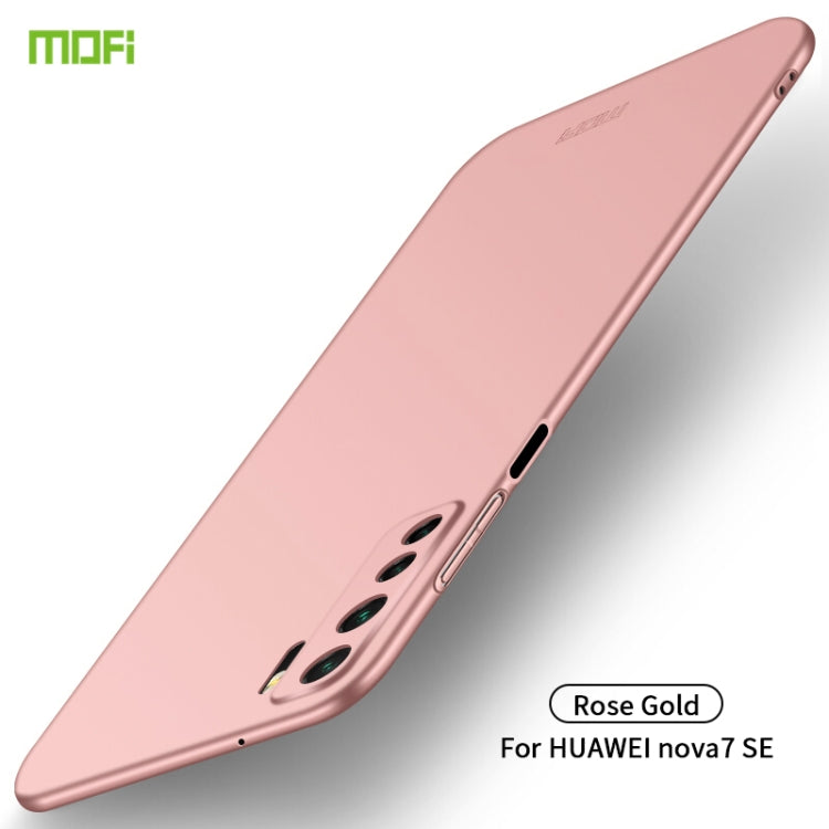 For Huawei Nova 7 SE MOFI Frosted PC Ultra-thin Hard Case(Rose gold) - Huawei Cases by MOFI | Online Shopping UK | buy2fix