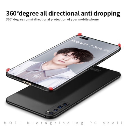 For Huawei Nova 7 Pro MOFI Frosted PC Ultra-thin Hard Case(Red) - Huawei Cases by MOFI | Online Shopping UK | buy2fix