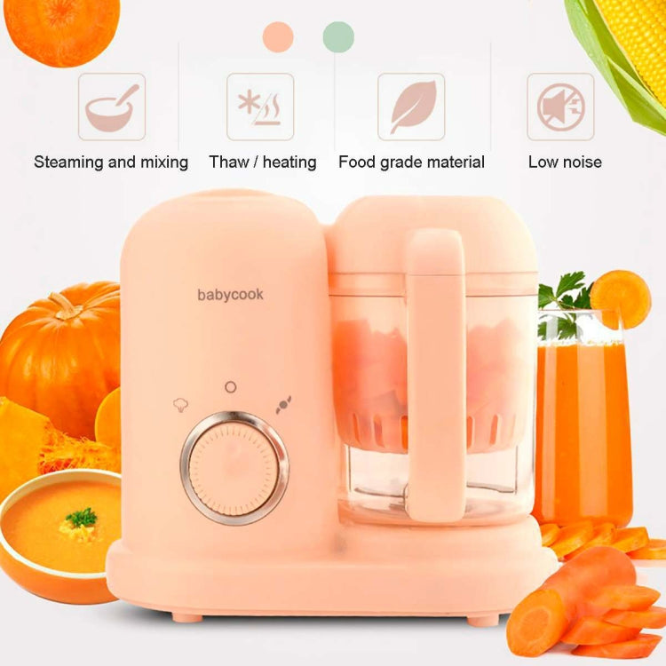 Multifunction Baby Food Cooking Maker Steamer Mixing Grinder Food Supplementary Machine EU Plug(Green) - Stirrer & Squeezer by buy2fix | Online Shopping UK | buy2fix