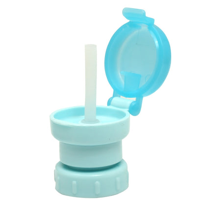 Children Portable Bottled Drinks Anti-overflow Anti-squash Replacement Straw Cap(Blue) - Drinking Tools by buy2fix | Online Shopping UK | buy2fix