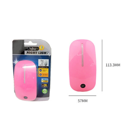 A66 Mouse Type LED Intelligent Light Control Night Light, Plug:UK Plug(Yellow) - Sensor LED Lights by buy2fix | Online Shopping UK | buy2fix