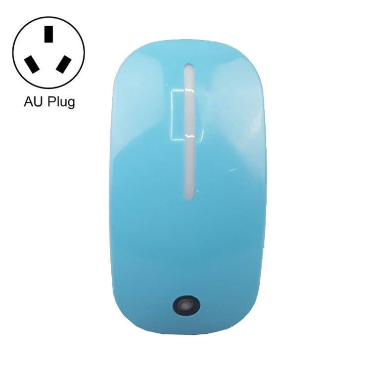 A66 Mouse Type LED Intelligent Light Control Night Light, Plug:AU Plug(Blue) - Sensor LED Lights by buy2fix | Online Shopping UK | buy2fix