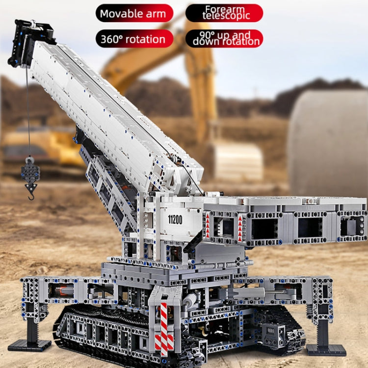 2.4G Remote Control Crawler Crane Puzzle Toy Building Block Engineering Vehicle Model - Building Blocks by buy2fix | Online Shopping UK | buy2fix
