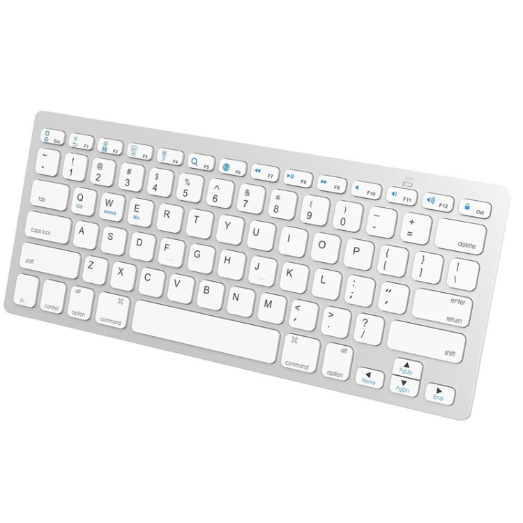 X5 Ultra-Thin Mini Wireless Keyboard + Wireless Mouse Set, Support Win / Android / IOS System(Silver) - Universal Keyboard by buy2fix | Online Shopping UK | buy2fix