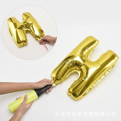 Birthday Party Layout Letter Aluminum Film Balloon Decoration Set(Style Three) - Balloons by buy2fix | Online Shopping UK | buy2fix